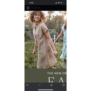 J. Jill Women's Tan Dress